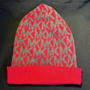 Michael Kors red and grey hat (#84)